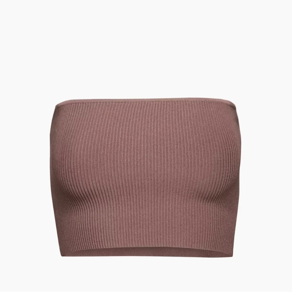 Babaton Sculpt Knit Cropped Tube Top